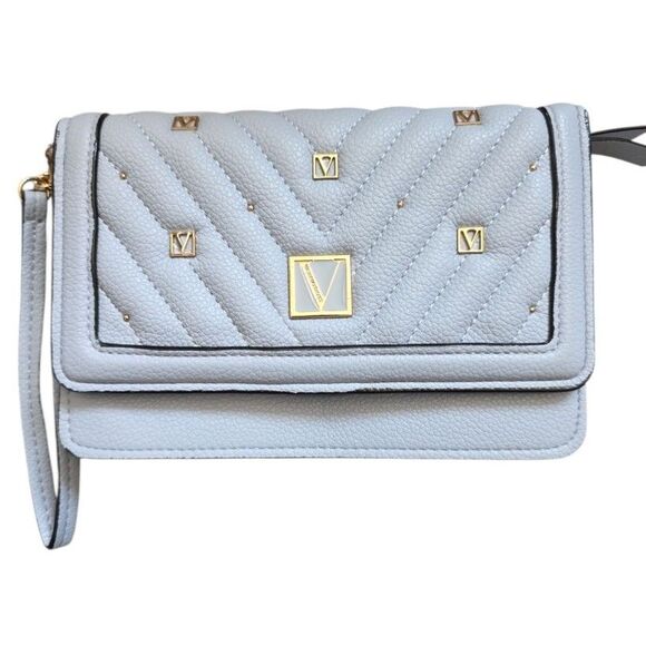 Victoria\'s Secret The Victoria Small Backpack V Quilt & Wallet Skyflower Blue main image 11